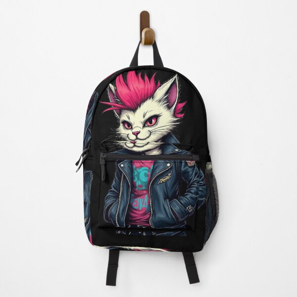 Item preview, Punk Cat with Mohawk - ACAB - All Cats Are Beautiful designed and sold by Ikaroots.