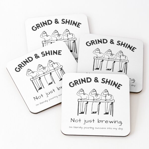 Item preview, Grind & Shine: Fueling Success with Every Brew designed and sold by Lucky Streetwear.