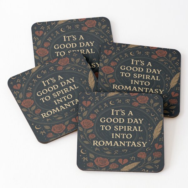 Item preview, Spiral Into Romantasy - For the Overdramatic & Overbooked designed and sold by POD DYNASTY | Original Print On Demand T-Shirt Graphics.