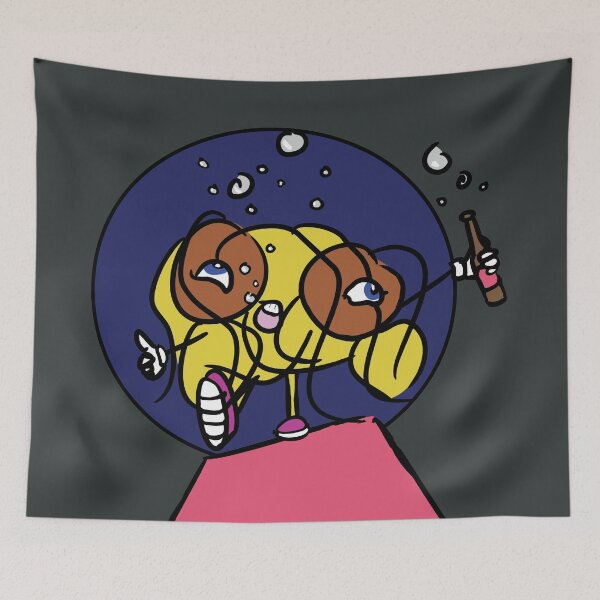 Item preview, Partying Spaghetti Monster designed and sold by Goblinbucket by Selben.