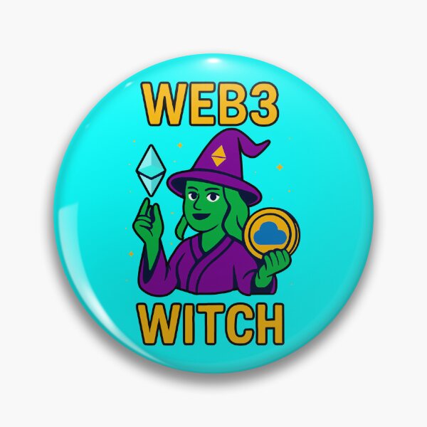 Item preview, "Web3 Witch" – Decentralized Sorcery Design designed and sold by BitCrop.