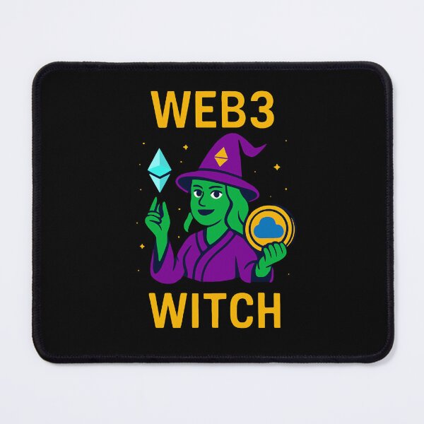 Item preview, "Web3 Witch" – Decentralized Sorcery Design designed and sold by BitCrop.