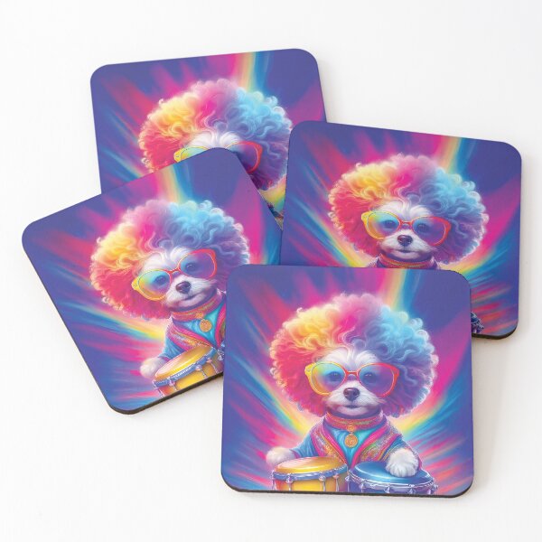 Item preview, Maltese Playing Bongos designed and sold by caffin8ed.