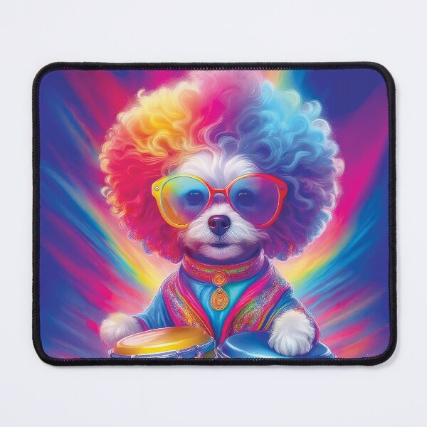 Item preview, Maltese Playing Bongos designed and sold by caffin8ed.