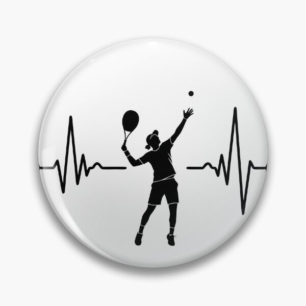 Item preview, Tennis evolution - Female Stick Figure Playing Tennis Silhouette designed and sold by AFernandesDSG.