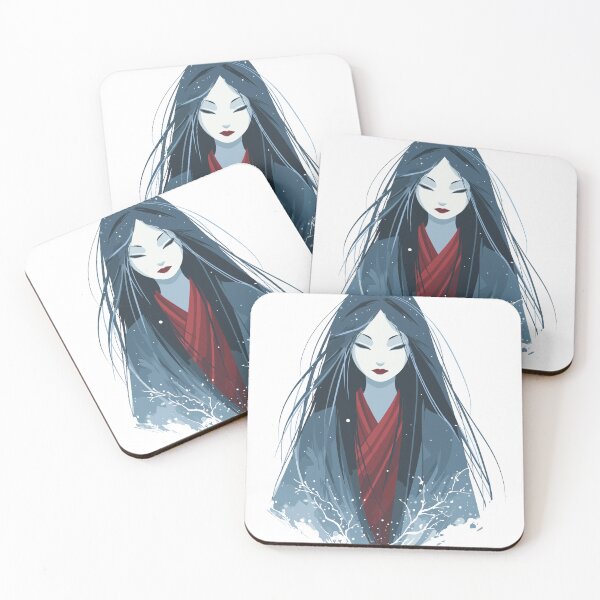 Artikelvorschau, Schnee-japanische Yuki-Onna-Legendenkunst entworfen und verkauft von bapupa.