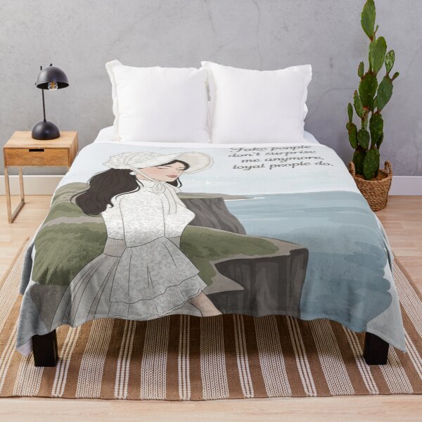 Item preview, Victorian Girl Sea View – Fake People Don’t Surprise Me Anymore Quote Art designed and sold by MAGICKEY2024.