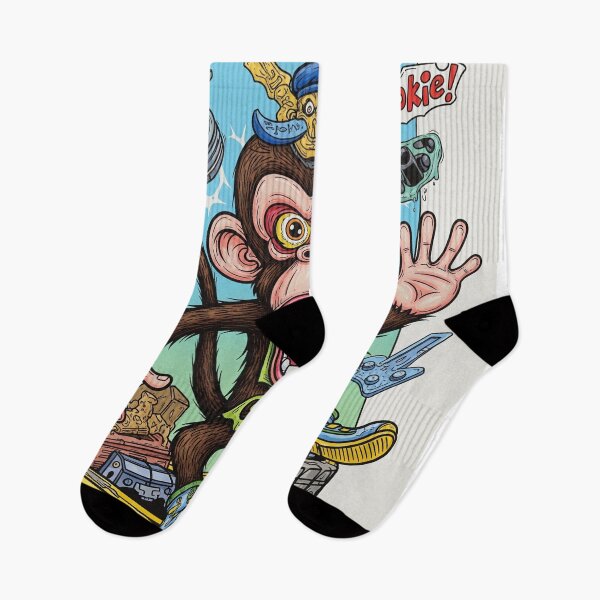 Item preview, ARTIST【COOKIE】crazy monkey Treasure designed and sold by KaleidoKids.