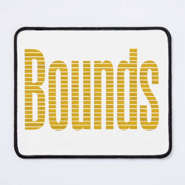 Item preview, Bounds - Striped Typography: Bold Yellow Statement Design designed and sold by Ellebecool.