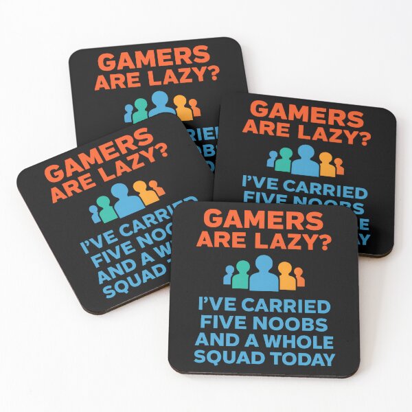 Item preview, Funny Gamer T-Shirt – “Carried Five Noobs and a Whole Squad” designed and sold by TeeTimeTreasure.