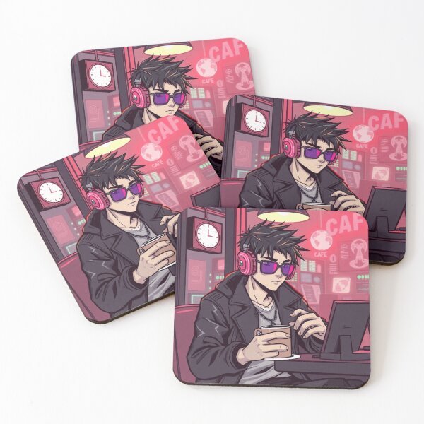 Item preview, Cyber Cafe Remote Work designed and sold by MoonDeus.