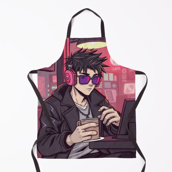 Item preview, Cyber Cafe Remote Work designed and sold by MoonDeus.
