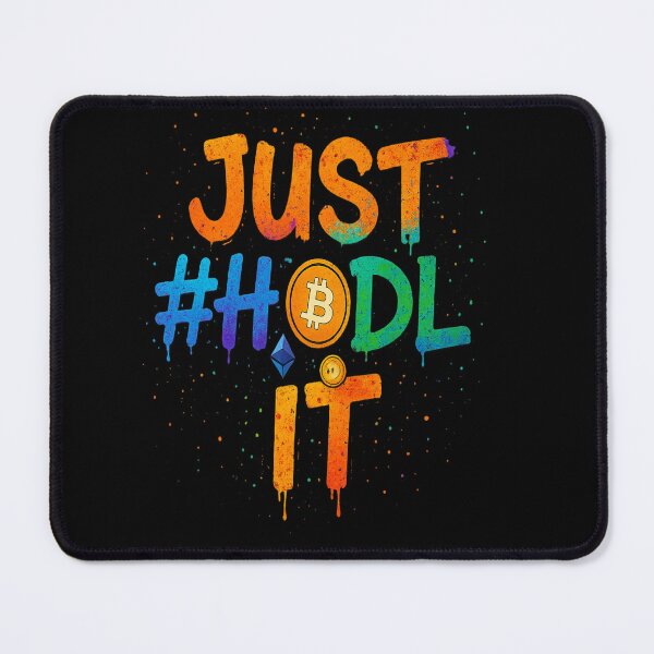 Artikelvorschau, Just HODL It – Krypto-T-Shirt-Design im Graffiti-Stil entworfen und verkauft von Trendora Studio.