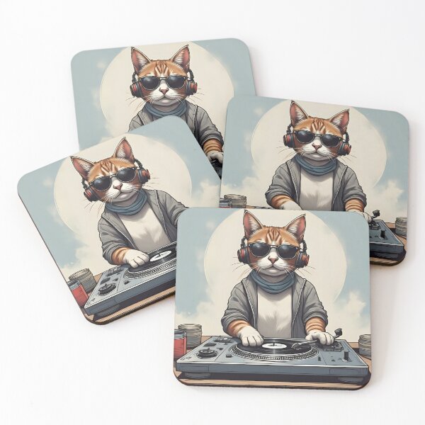 Item preview, Cool Cat DJ Spinning Beats designed and sold by Skyla007.