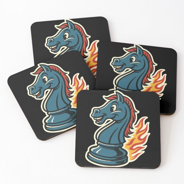 Item preview, Chess Knight On Fire Funny Chess Player Design designed and sold by LuminOrb.