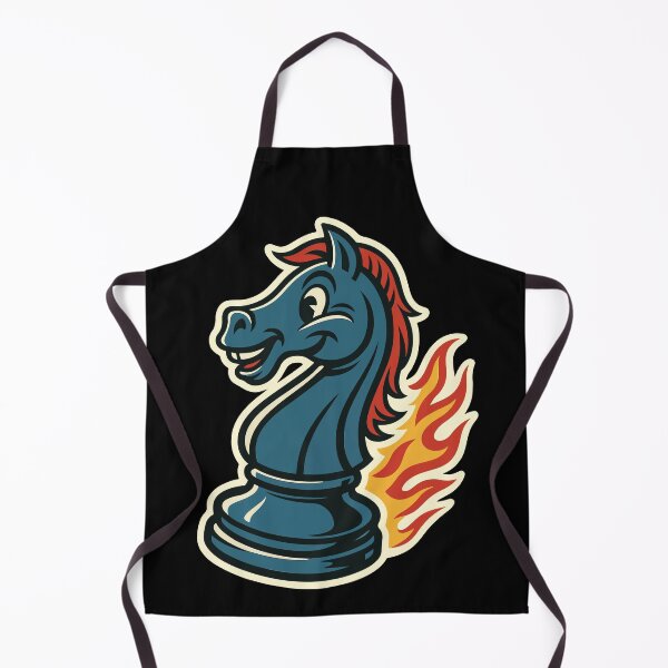 Item preview, Chess Knight On Fire Funny Chess Player Design designed and sold by LuminOrb.