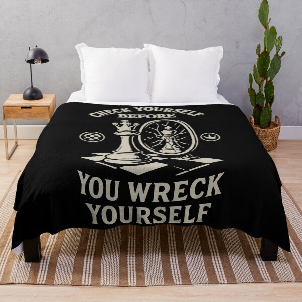 Item preview, Chess Player Check Yourself funny saying designed and sold by LuminOrb.