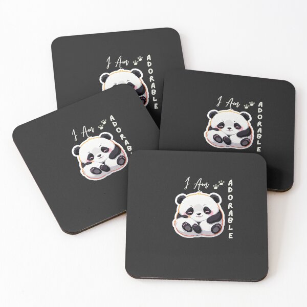 Item preview, I Am Adorable Cute Panda Design  designed and sold by Cozyscribbles.