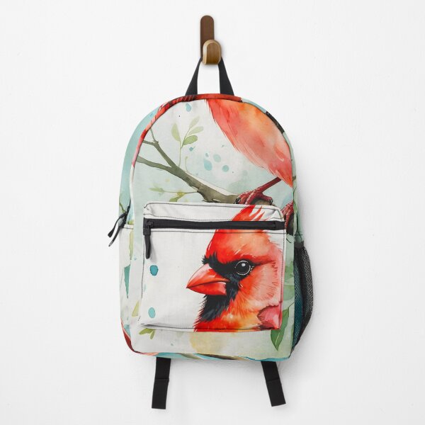 Item preview, Northern cardinal watercolor designed and sold by KeyCdesign.