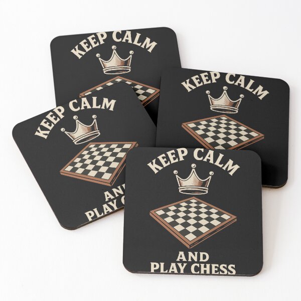 Item preview, Keep Calm And Play Chess Board Game Design designed and sold by LuminOrb.