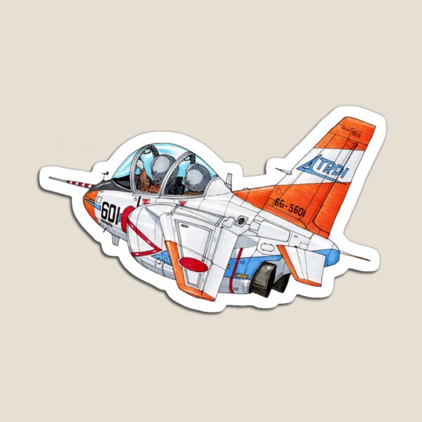 Vista previa del artículo con la obra «Kawasaki T-4 JASDF», diseñado y vendido por RocketAvArt.
