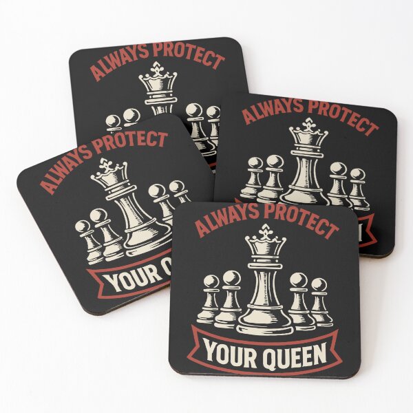 Item preview, Always Protect Your Queen Chess Player designed and sold by LuminOrb.