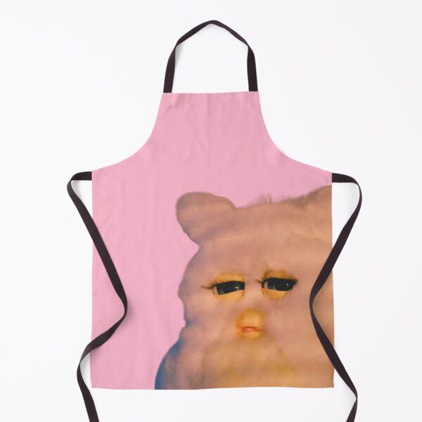 Item preview, Cute fluffy white Furby, Funny animals designed and sold by We Are Stardust.