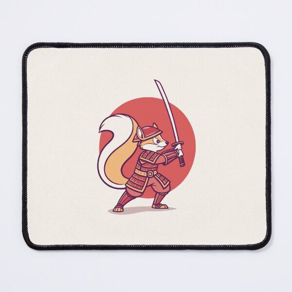Item preview, Samurai squirrel with katana designed and sold by MrArtist Shop.