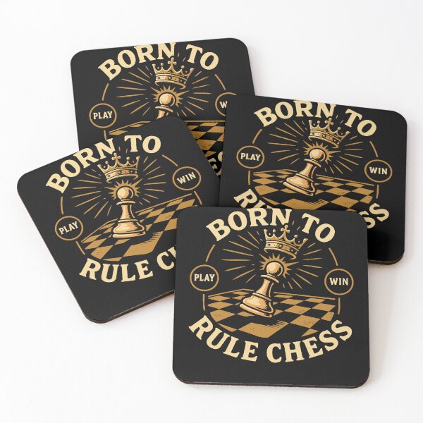 Item preview, Born To Rule Chess Player King Queen designed and sold by LuminOrb.