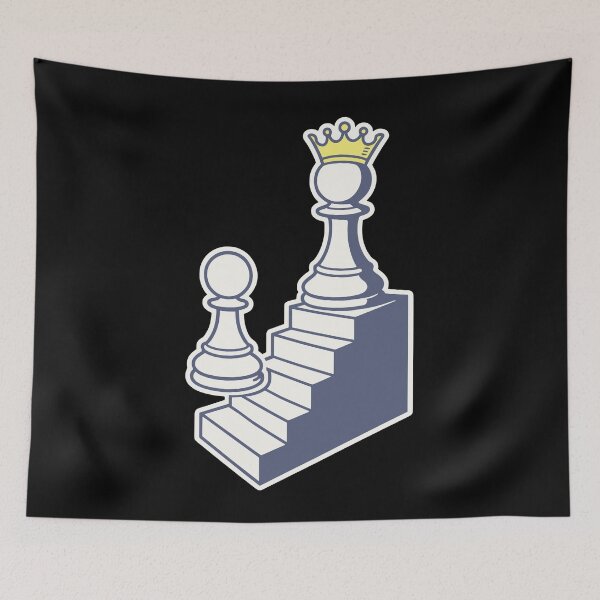 Item preview, Chess Player Pawn To Queen Journey designed and sold by LuminOrb.