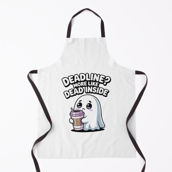 Item preview, Deadline? More Like Dead Inside – Kawaii Ghost designed and sold by MagicWander.