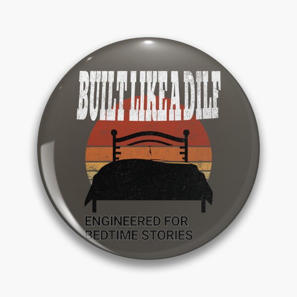 Item preview, vintage Built Like a DILF – Engineered for Bedtime Stories Funny Dad designed and sold by LuxeGraphix.