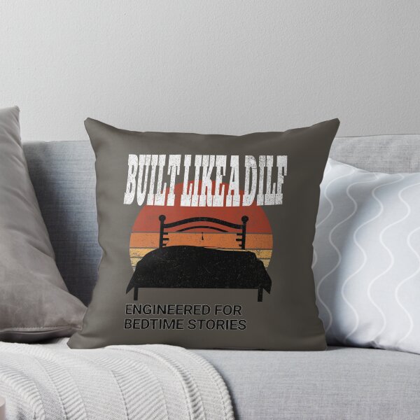 Item preview, vintage Built Like a DILF – Engineered for Bedtime Stories Funny Dad designed and sold by LuxeGraphix.