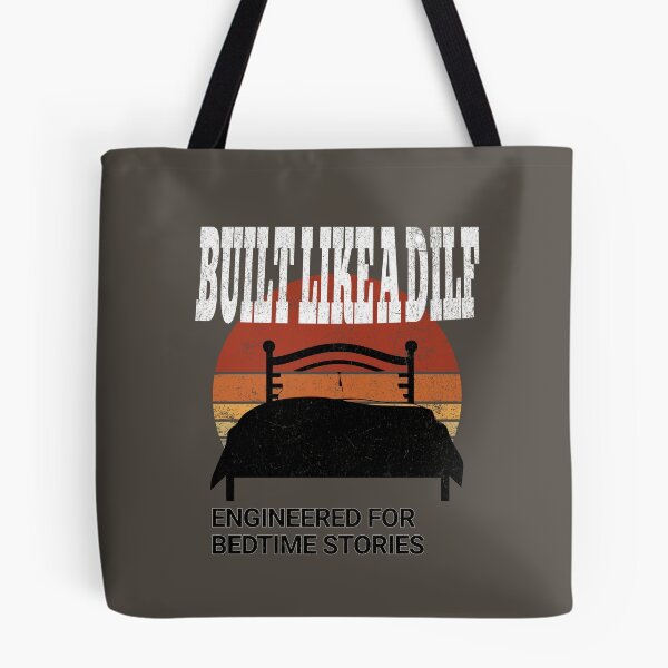 Item preview, vintage Built Like a DILF – Engineered for Bedtime Stories Funny Dad designed and sold by LuxeGraphix.