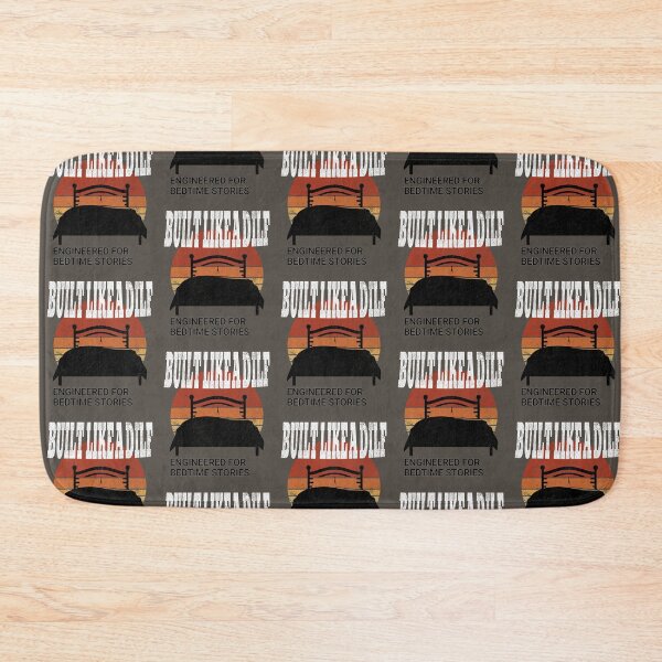 Item preview, vintage Built Like a DILF – Engineered for Bedtime Stories Funny Dad designed and sold by LuxeGraphix.