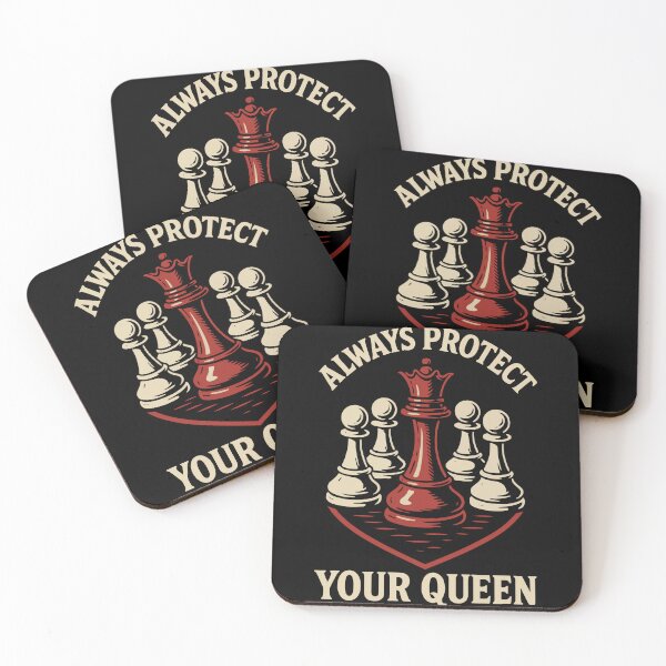 Item preview, Always Protect Your Queen Chess Players designed and sold by LuminOrb.