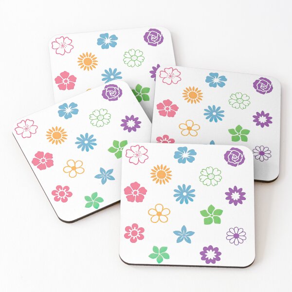 Item preview, Colorful Flower Doodle Set in Various Styles designed and sold by ArtfulWeave.