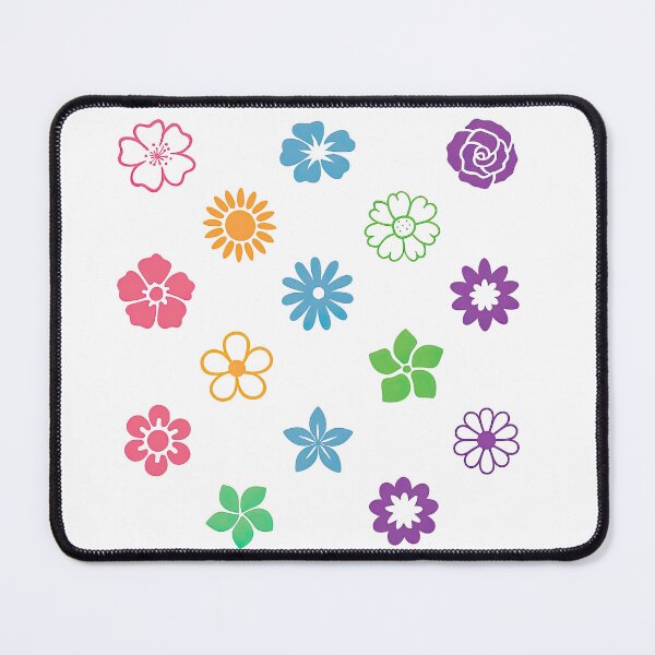 Item preview, Colorful Flower Doodle Set in Various Styles designed and sold by ArtfulWeave.