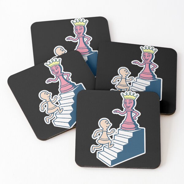Item preview, Chess Player Pawn Meets Queen Chess Lovers designed and sold by LuminOrb.