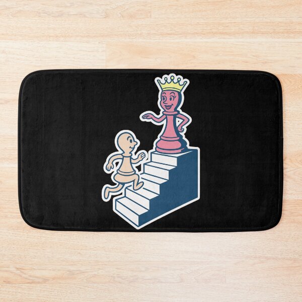 Item preview, Chess Player Pawn Meets Queen Chess Lovers designed and sold by LuminOrb.
