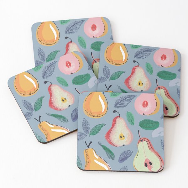Item preview, Retro Pear Parade designed and sold by Becky-Poppins.