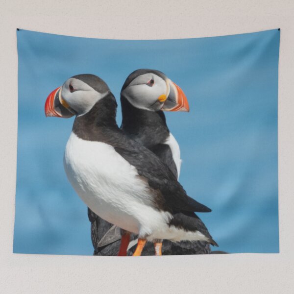 Item preview, A pair of puffins designed and sold by HazelWright.