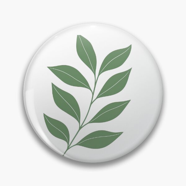 Item preview, Elegant Green Leaf Branch Illustration designed and sold by ArtfulWeave.