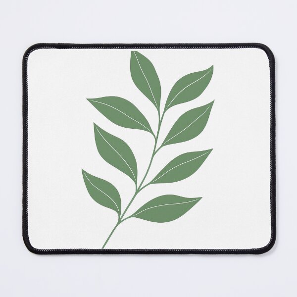 Item preview, Elegant Green Leaf Branch Illustration designed and sold by ArtfulWeave.