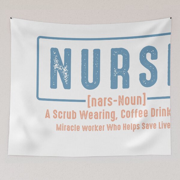 Item preview, Nurse – Scrub Wearing, Coffee Drinking Miracle Worker designed and sold by artcultreone.