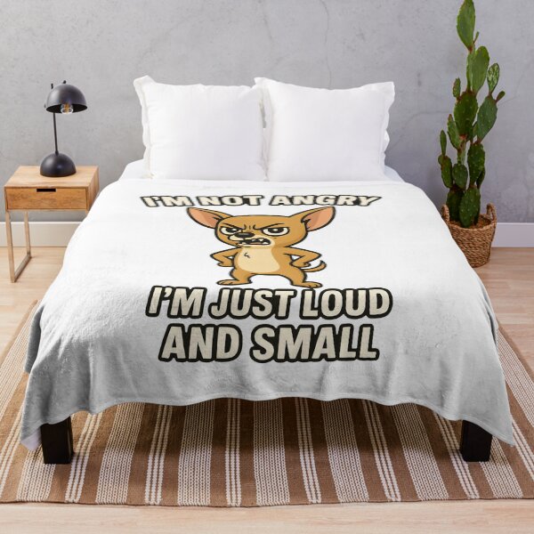 Item preview, I'M NOT ANGRY I'M JUST LOUD AND SMALL designed and sold by foxtrot813.