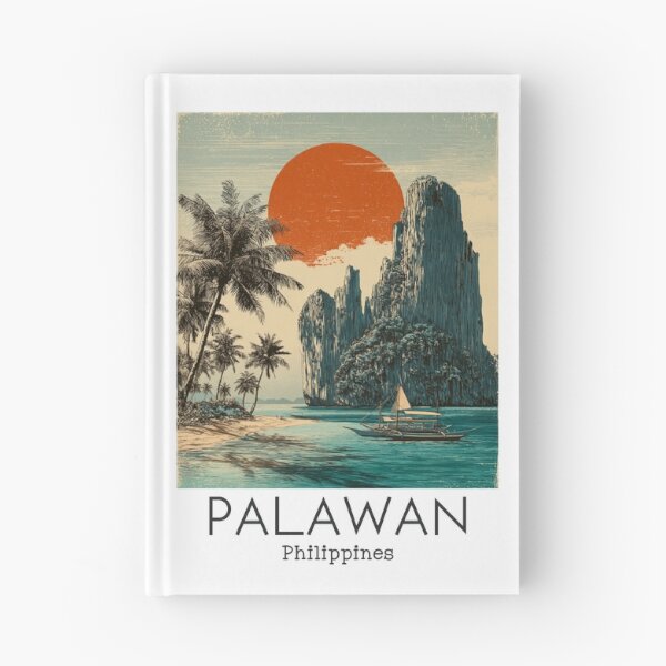 Artikelvorschau, Eine Vintage Reiseillustration der Palawan - Philippinen entworfen und verkauft von GoodOldVintage.