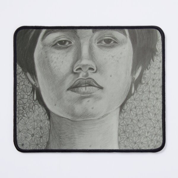 Item preview, Portrait of an unknown young woman. Pencil on 29.7x42cm paper. designed and sold by crowleyronan123.