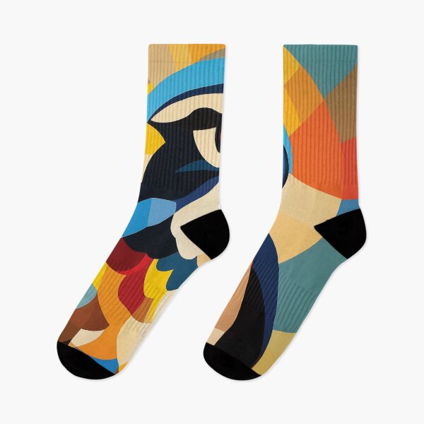 Item preview, Modern digital design of falcon with bold vibrant colors. designed and sold by HEMRO.