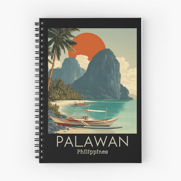Artikelvorschau, Eine Vintage Reiseillustration der Palawan - Philippinen entworfen und verkauft von GoodOldVintage.